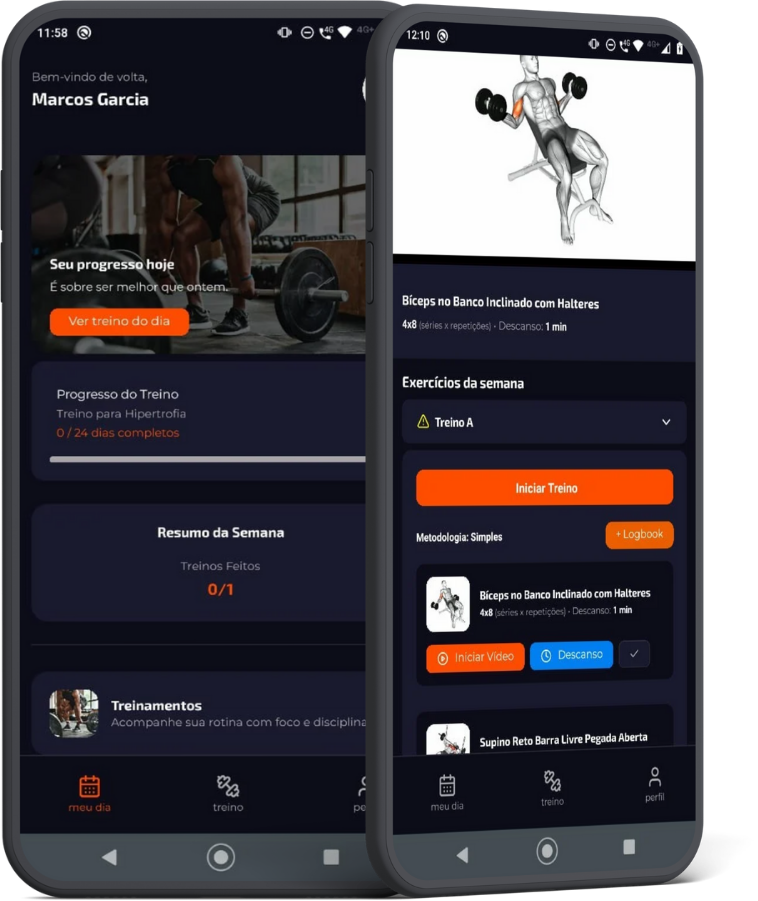 Preview do App do Aluno